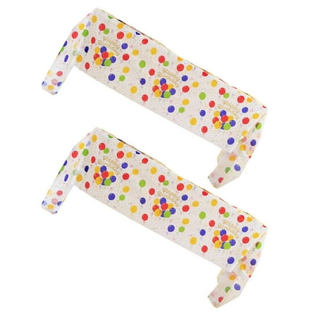 

2 Pcs Birthday Tablecloth Happy Birthday Party Tablecloth Tablecloths Colorful