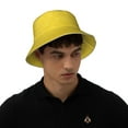 thumbnail image 6 of Kdxio Reflective Bucket Hat - Yellow Glitter Print Bucket Hat for Men,Women, 6 of 9