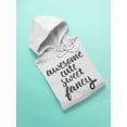 thumbnail image 3 of Awesome, Cute, Sweet, Fancy Hoodie Women -Image by Shutterstock, Female x-Large, 3 of 4