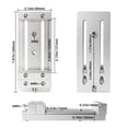 thumbnail image 4 of FoxAlien Mini Low Profile Bench Vise Workholding Clamp Work Table for FoxAlien 3018, Masuter 3, Masuter Pro, 3S, XE-PRO, WM-3020 Vasto CNC Router Machine, 4 of 4