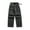 Gray, variant on WREESH Men's Cargo Pants Wide Leg Sweatpants Outdoor Pants Straight-Leg Paratrooper Pants Casual Sports Pants Flat-Cut Pants Gray