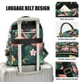 thumbnail image 3 of FORMRS Mini Backpack Purse for Women Travel Daypack Casual Shoulder Bag, Flamingo Leaves Pattern, 3 of 7