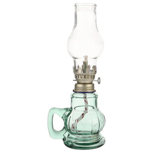 Desktop Kerosene Lamp Vintage Kerosene Lamp Glass Kerosene Lamp for Home