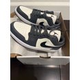 thumbnail image 5 of Ni - ke Ni - ke Air Jordan 1 Low Shoes Dark Gray Sail White DC0774-102 Women's 10.5 Men's 9, 5 of 5