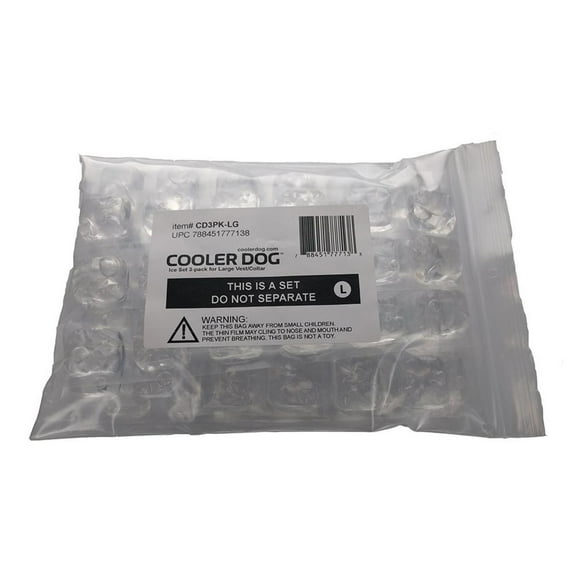 CoolerDog Ice Set - Large (additional 3-pack ice for Vest & Collar)