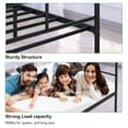 thumbnail image 5 of Dextrus Metal Canopy Four Poster Bed Frame, No Box Spring Needed, Black, 5 of 7