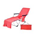 thumbnail image 1 of 73cm Extra Long Microfiber Beach Chair Cover Recliner Double Beach Layer Towel Towel W5v8, 1 of 8