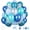 Blue Green White, variant on Ocean Themed Party Balloons, 12 Inches Turquoise Teal Blue Clear Metallic Balloons for Ocean Shark Sea Themed Pool Party Baby Shower Birthday Beach Decorations