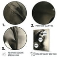 thumbnail image 3 of Designart "Portrait Of The Charcoal Chronicles Woman I" Fashion Woman Floater Framed Canvas Wall Art, 3 of 5