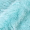 thumbnail image 5 of REGALWOVEN Faux Fur Area Rug Shaggy Floor Mat, Light Blue 2.3x3 feet Heart Shape, 5 of 8