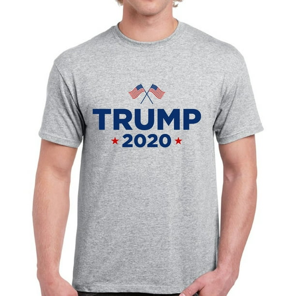 Trump With Flag USA Shirts for Men Political T-shirt - Graphic Tee S M L XL 2XL 3XL 4XL 5XL - Trump Top Shirt American Flag USA Funny Donald Gifts Mens - Walmart.com