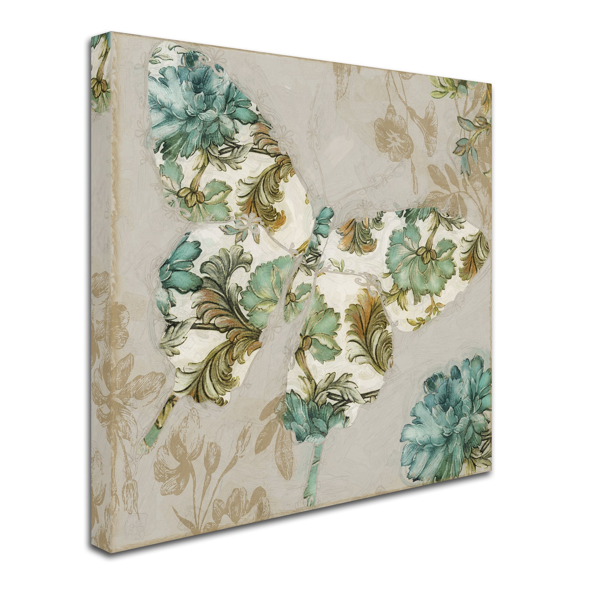Trademark Fine Art "Winged Tapestry II" Canvas Art by Color Bakery