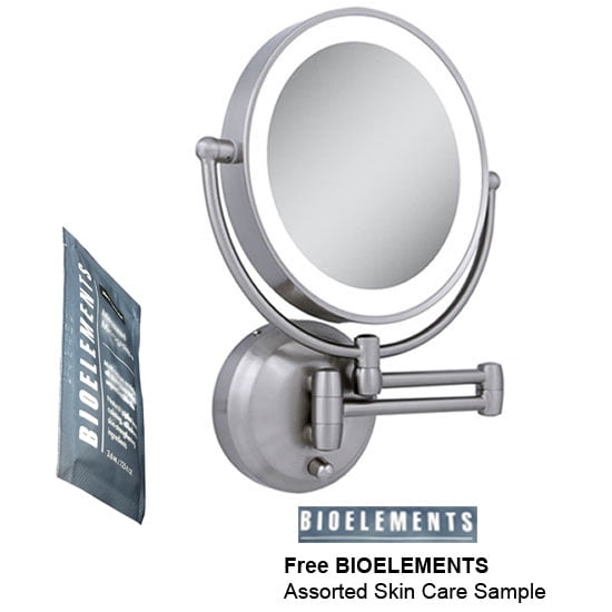 Zadro Ledw410 Led Lighted Wall Mounted Makeup Mirror With Free Bioelements Skin Care Sample Com Zadro Ledw410 Led Lighted Wall Mounted, Zadro Wall Mount Mirror Instructions