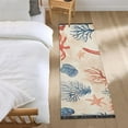 thumbnail image 3 of Yayeee Runner Rug for Bedroom 2'x6' Machine Washable Hallway Non Slip Mat, Blue Starfish, 3 of 8