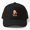 Black, variant on One Hundred Baseball Cap, Number Milestone Typography Graphic Design, Classic Everyday Hat