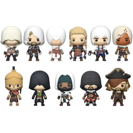 3D Figural Foam Bag Clip Assassin's Creed Series 1 Mystery Pack (1 RANDOM Figure)