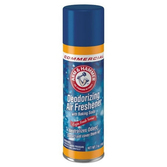 Arm & Hammer Baking Soda Air Freshener, Light Fresh Scent, 7 oz Aerosol Spray, Each