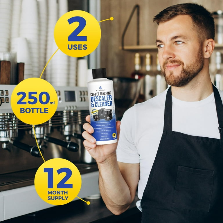 Bastion Coffee Maker Descaler, Universal Descaling Solution