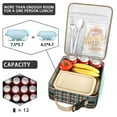 thumbnail image 4 of Tie Dye Insulated Lunch Bag Box Student Reusable Lunch Tote Bag with Side Pocket Lunch Box Containers Picnic Camping, 4 of 6