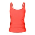 thumbnail image 5 of Ticikt Womens Tankini Top Only Ruched Slim Fit Bathing Suit Top Modest Swim Tank Top No Bottom, 5 of 9