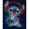 thumbnail image 2 of Men's Lilo & Stitch Red and Blue Gamer Sweatshirt Navy Blue Small, 2 of 4