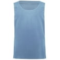 thumbnail image 3 of Miutii Kids Boys Girls Sleeveless Vest Tank Basketball Tops Crew Neck Fitted Quick-Drying Breathable Sky Blue XXS, 3 of 9