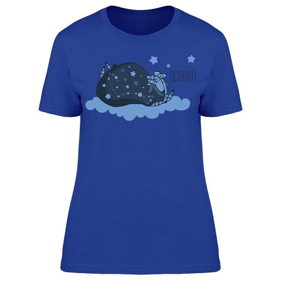 Sheep On Cloud Zodiacal Scorpio T-Shirt Women -Image by Shutterstock, Female Medium