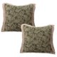 thumbnail image 1 of Funda de almohada decorativa con diseño de hortensias de granja y borlas blancas, funda de cojín cuadrada de jacquard delicado estilo europeo para sofá de dormitorio, 18 x 18 pulgadas, 1 of 5