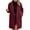 Wine, variant on TAGOLD Womens Fall Winter Coat Jacket, Winter Cardigan for Womens, Women's Fashion Winter Solid Color Top Button Pockets Thirt Plush Long Sleeve Coat