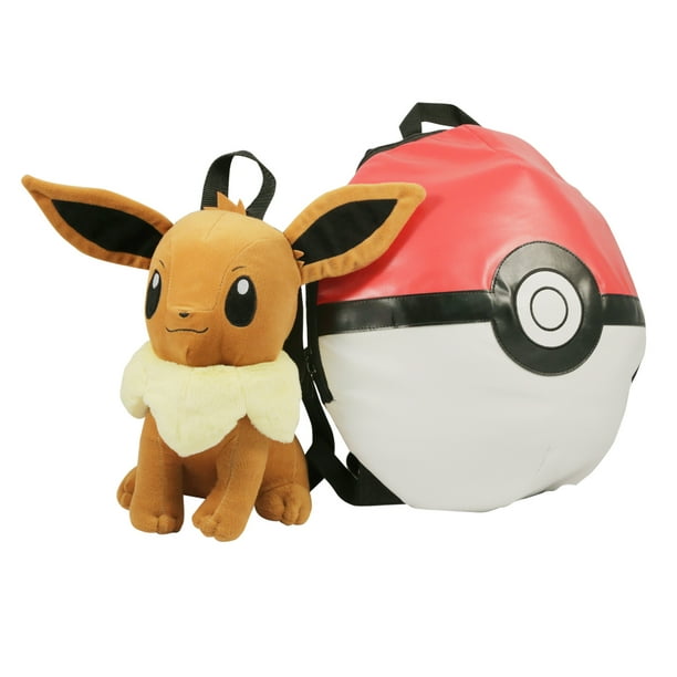 Kidplay Products Pokemon Eevee & Pokeball Themed Kids Backpack Set