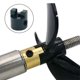 thumbnail image 3 of Eje de perro para lancha RC, hélice de bricolaje, muleta, horquilla de paleta para piezas de repuesto, barco RC 4 mm negro, 3 of 9