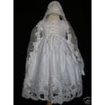thumbnail image 6 of Baby Girl & Toddler 3 pc Christening Formal Dress for Baptism White size: 0M-30M, 6 of 9