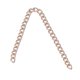 thumbnail image 3 of Cadena de bordillo de 10 metros DIY Almacenamiento conveniente Cadena de bordillo decorativa de cobre duradera para accesorios de artesanía de joyería Oro, 3 of 8