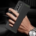 thumbnail image 3 of Frusde Case Compatible with Samsung Galaxy Z Fold 4 with Hand Strap Full Protective Hard PC Z Fold 4 Case-Black, 3 of 5