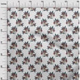 thumbnail image 2 of oneOone Polyester Lycra Fabric Leaves & Floral Block Print Fabric By Yard 56 Inch Wide, 2 of 4