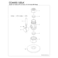 thumbnail image 3 of Kingston Brass CC44451DLK 5/8-Inch O.D. Comp x 1/2-Inch O.D. Comp Quarter-Turn Straight Shut-Off Valve with Flange in Polished Chrome, 3 of 5
