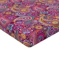 thumbnail image 2 of Ambesonne Paisley Fitted Sheet, Flowers and Sun, Twin Size, Multicolor, 2 of 3