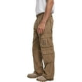 thumbnail image 3 of BRANDIT INDIVIDUAL WEAR Adult Male Pure Vintage Cargo Pants, Beige, Size: XXL (1003-20003-XXL), 3 of 7