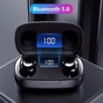 thumbnail image 1 of Gwong Electrónica S9 Bluetooth-Compatible con 5.0 Auriculares Estéreo Mini verdadero Estéreo Inalámbrico Estéreo HiFi Auriculares inalámbricos con micrófono para viajes, 1 of 6