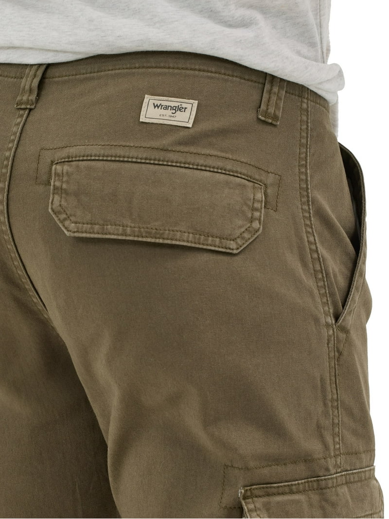 Wrangler® Men's Stretch Taper Leg Regular Fit Cargo Pant - Walmart.com