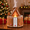 A, variant on Christmas Campfire Aroma Diffuser, Gingerbread Man Holiday Flame Effect Humidifier with Fine Mist, Warm LED Firelight and Remote Control, Christmas Fireplace Decoration for Xmas Gifts