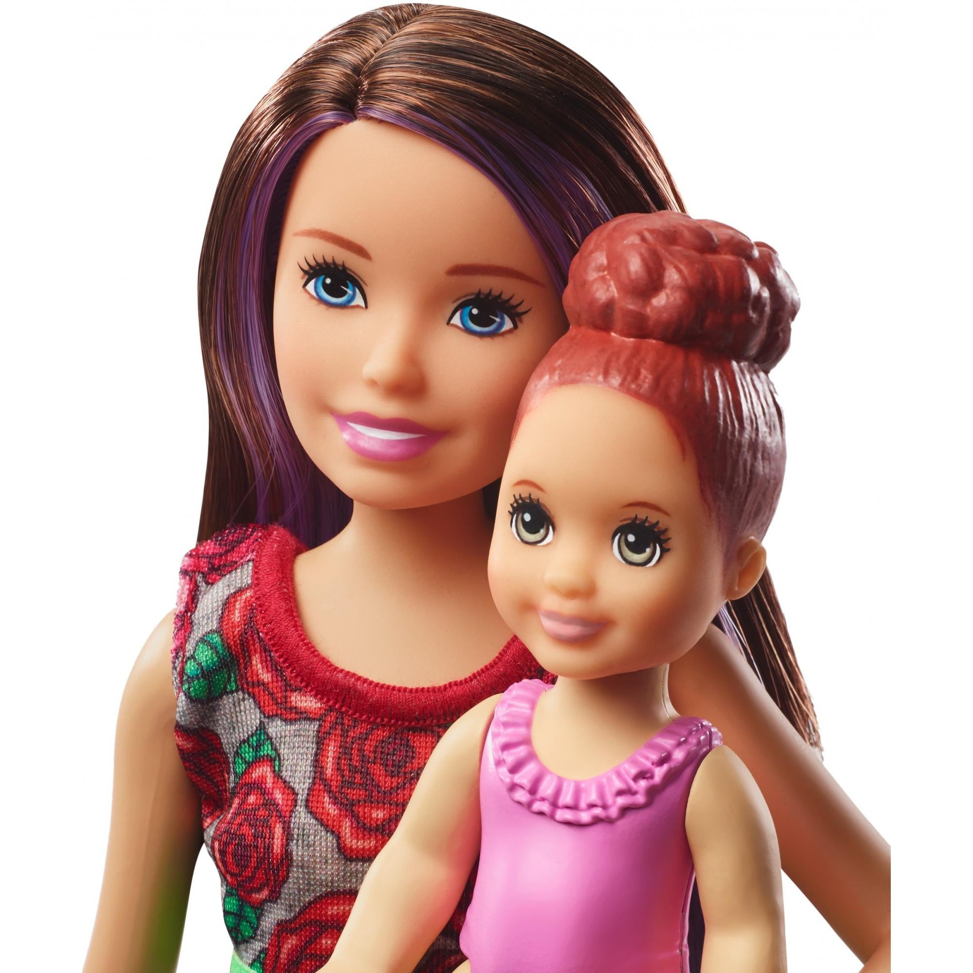 Купить игрушку сестре. Кукла Барби Скиппер. Кукла Барби няня Скиппер. Кукла Барби Скиппер няня 2. Набор Barbie няня, fhy99.