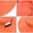 thumbnail image 7 of Muryobao Toddler Child Kids Girls Summer Sun Hat Wide Brim UV Protection Hats Floppy Bucket Cap for Beach Fishing Gardening Pure Orange, 7 of 7