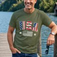 thumbnail image 4 of Jollimate Vintage USA Flag T-Shirt, American Flag Graphic Tee, Patriotic Shirt for Men, 4 of 6
