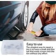 thumbnail image 3 of ZOUSSIQI Rubber Tire Plugs - Rubber Screw Tire Plugs | Tyre Repair Screw Plugs | Rubber Tire Repair Kit | Portable Screws Tire Plug | Tires Quick Puncture Repair Tools for Car, Electric, CA919-58463, 3 of 7