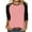 Pink, variant on Lady Blouses for Women Oversized Sweatshirt for Women Plus Graphic Sweatshirts for Women Trendy Beige Sweatshirt Women Women 3/4 Length Sleeve Tops