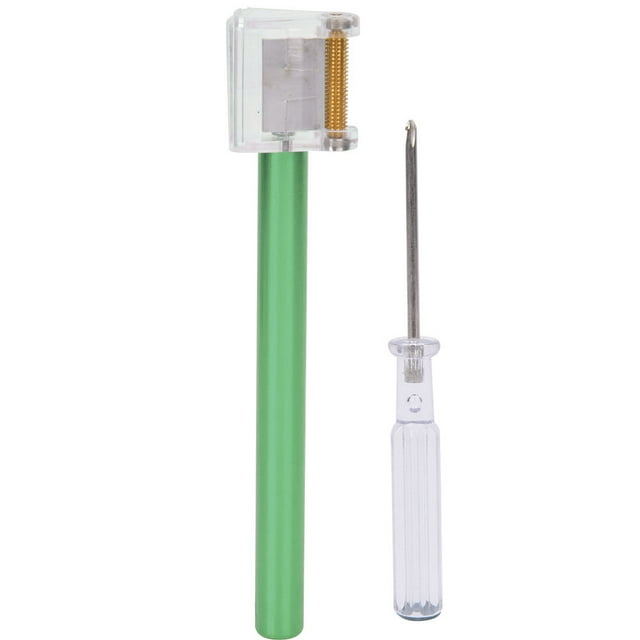 Rodillo aplicador de tinte para bordes de cuero, herramienta multifunción para manualidades de cuero (verde)