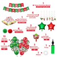 thumbnail image 3 of Christmas Balloon Decoration Set – Winter Wonderland Includes Banner, Santa and Snowman Helix, Confetti Balloons & More for Festive Parties & Holiday Decor (39 Pieces), 3 of 8