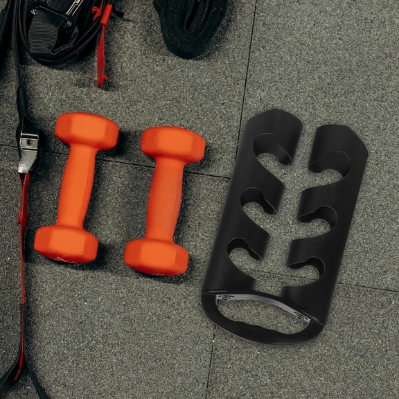 Vosarea Dumbbell Bracket Weight Storage Racks Plastic Black 1Pcs