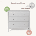 thumbnail image 5 of Little Seeds Clover 3-Drawer Dresser for Nursery, Grove Green, 5 of 8